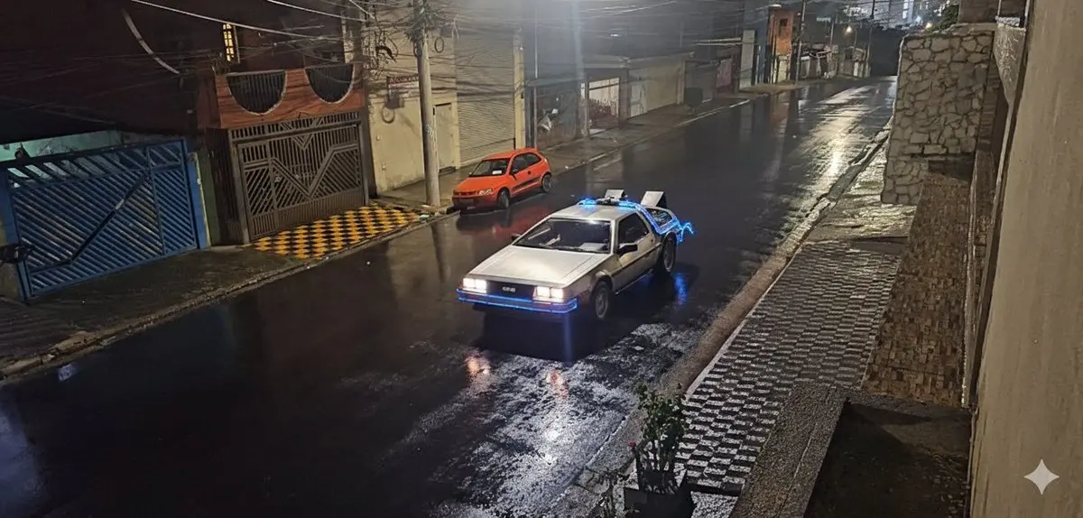 回到未来德罗宁惊艳街头