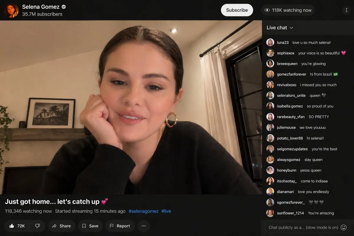 Celebrity Livestream Concept
