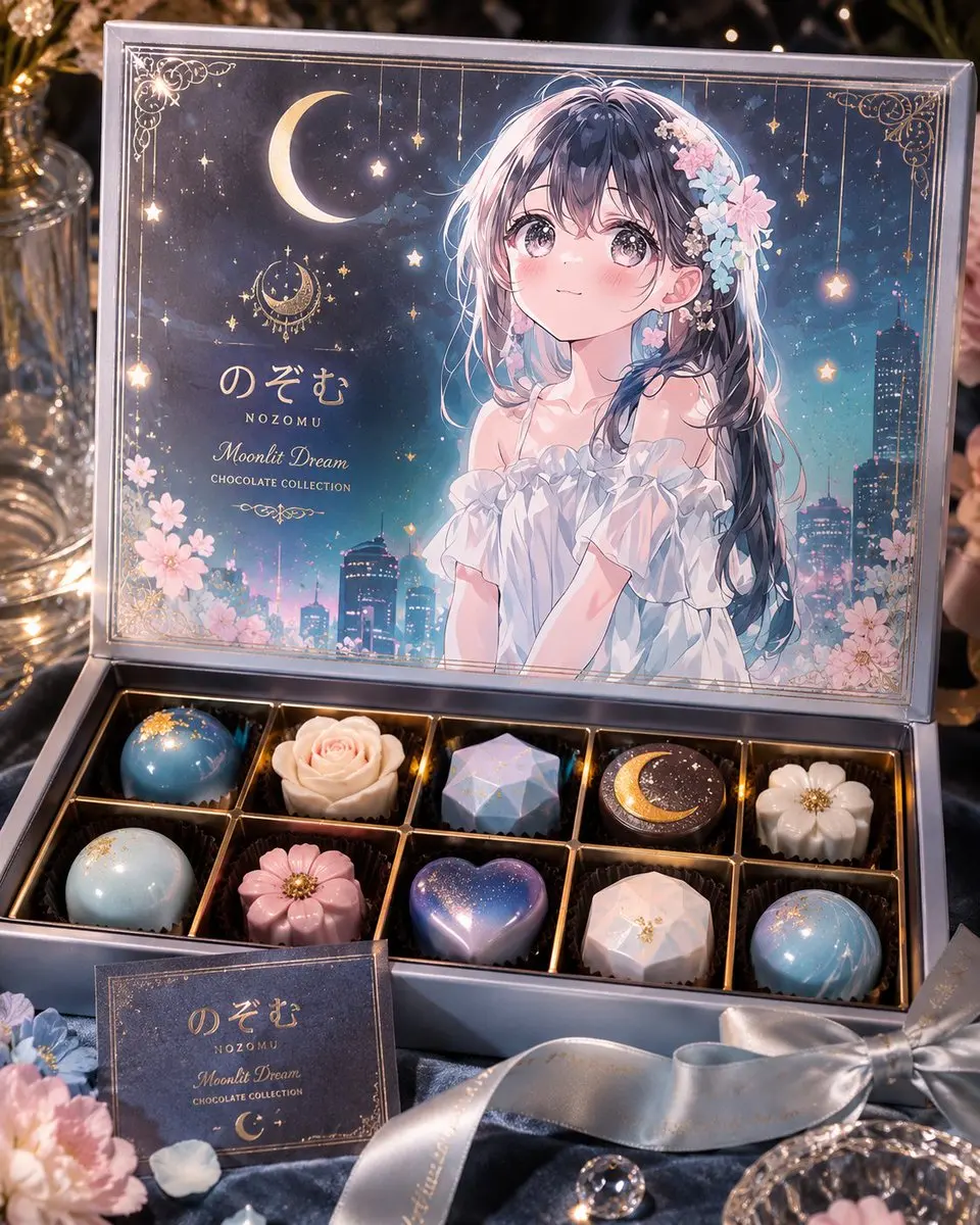 电商主图 - 月光动漫巧克力礼盒