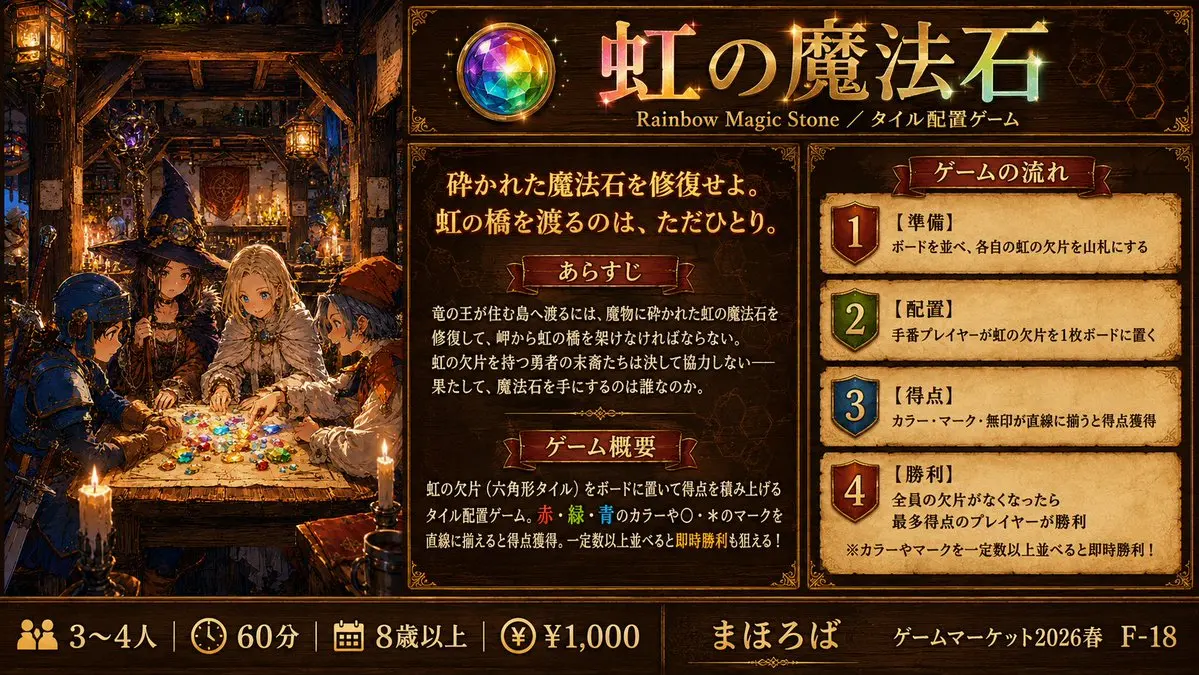 产品营销 - Rainbow Magic Stone 项目宣传单