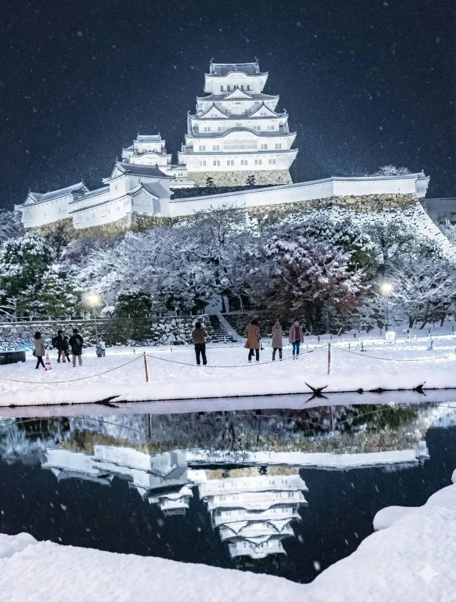 镜花水月映姬路，漫天飞雪虚幻境
