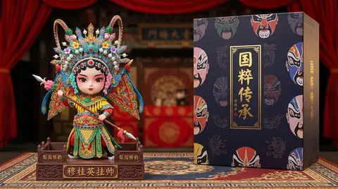 国粹戏曲定制手办-穆桂英挂帅