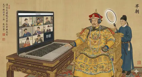 早朝了开个视频会议先