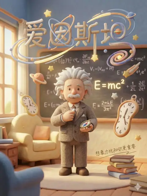 治愈系童话感黏土海报