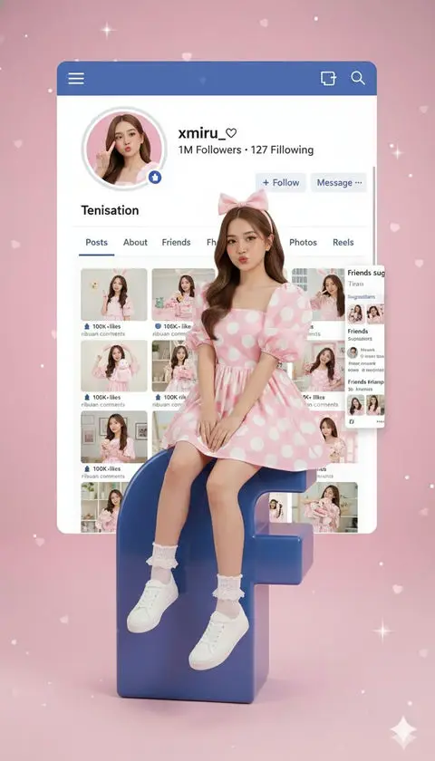 Facebook个人资料界面