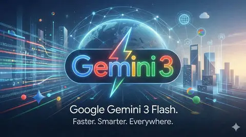 Gemini 3 flash广告图