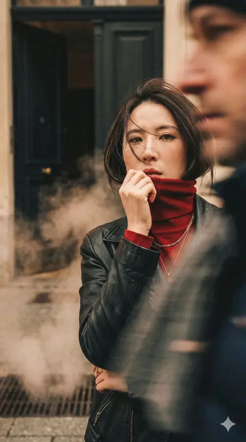超逼真的电影感肖像